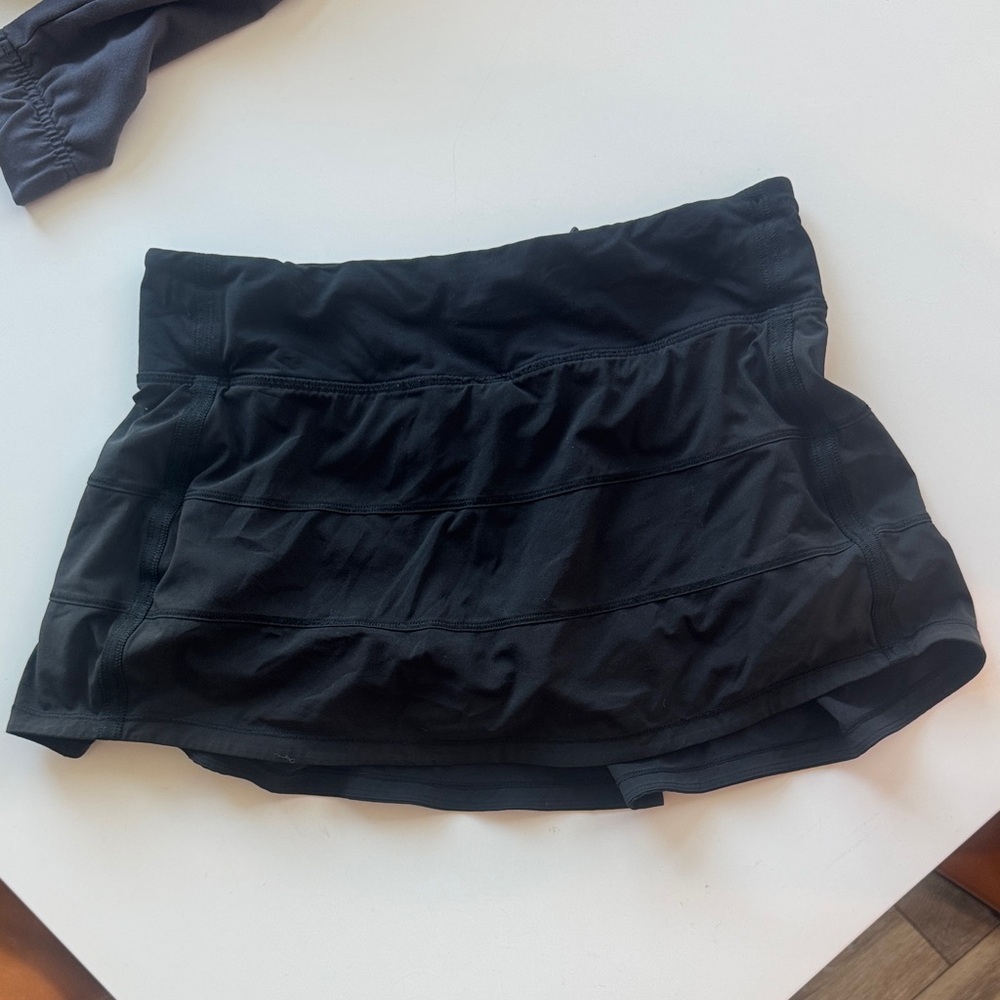 Lululemon black tennis Skirt